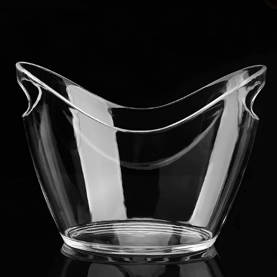 Transparenter Plexiglas Champagnerkübel