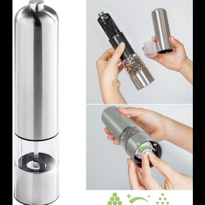 Manual salt and pepper mill