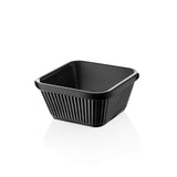 Tas katror me vija  Bardhe/Zi/Kuq 7x7 cm