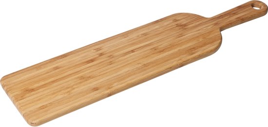 Holzservierplatte mit Griff 102x30x1.5