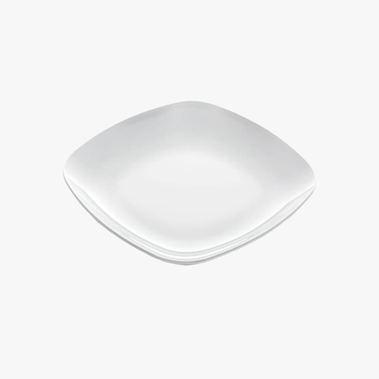 Pjatance Katrore e Bardhe Melamine 25x25cm
