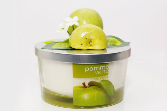 Candele profumate tazza piccola, mela verde