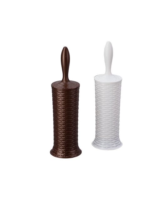 Toilet brush with holder