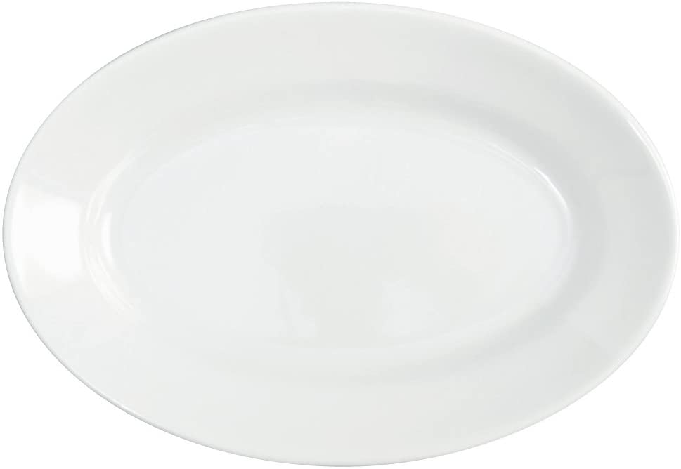 Ovaler Unterteller 31cm PORZELLAN