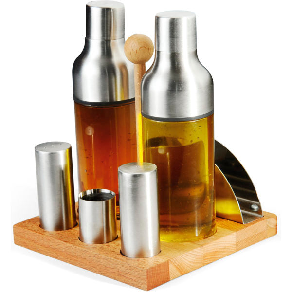 Set Ölhalter Holz x6 Stück