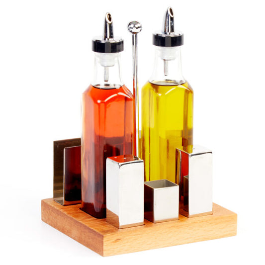 Set Ölhalter Holz