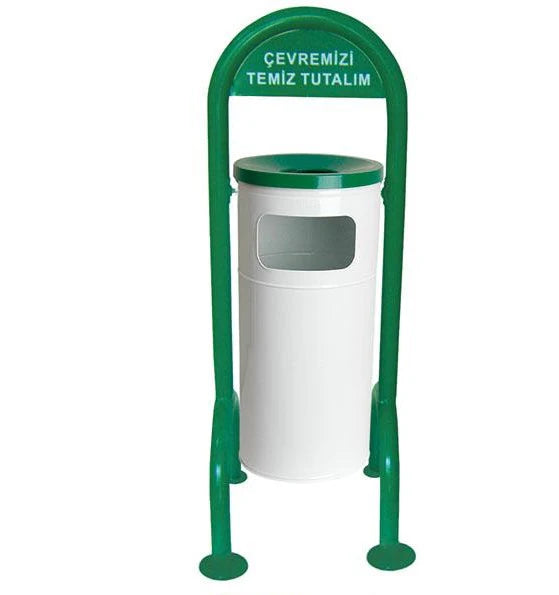 Kosh per cigare per  Ambjente te Jashtem 38x111cm Bardhe +Jeshil