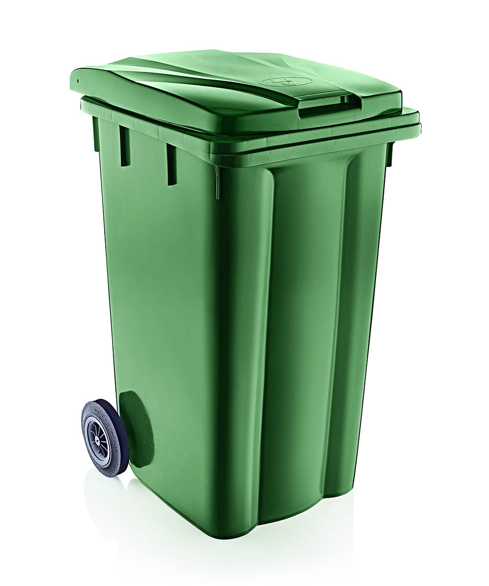 Grüner/schwarzer/blauer Abfallbehälter 240LT