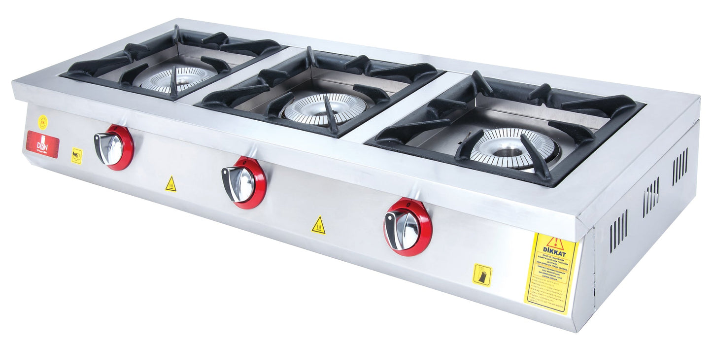 Plitka Gatimi x3 Gas 120x45cm 15624kcal 1.429kg/h DRNLOS-3-LPG