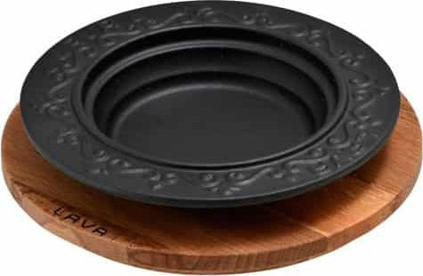Tave Rrethore + Mbajtese Rrethore Druri 28cm