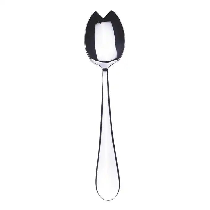 Salatgabel und Löffel