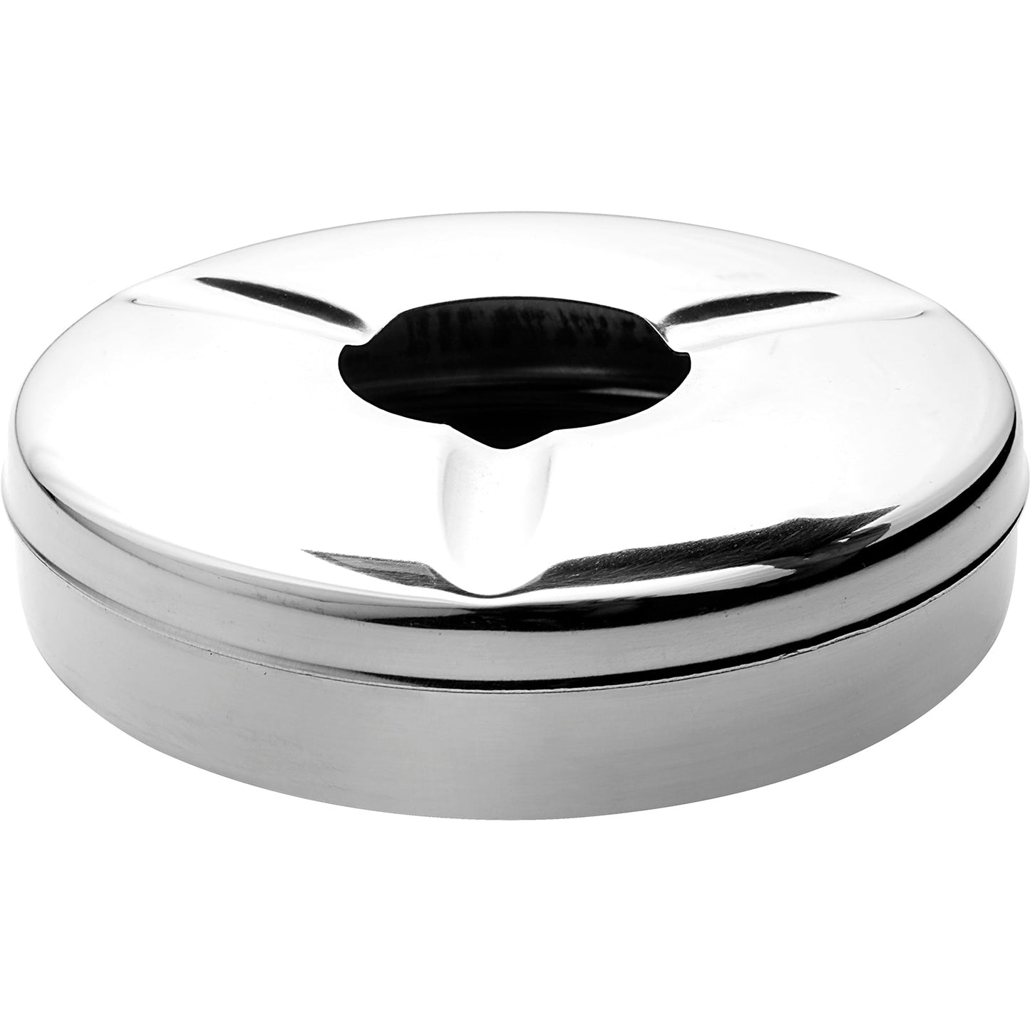Posacenere chiuso in acciaio inox 10,5 cm