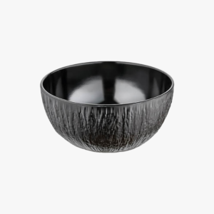 Tas Sallate me dekor i zi/bardhe  melamine 26 cm