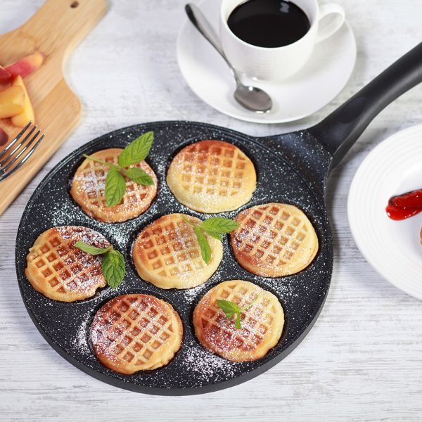 Waffeleisen mit 7 Fächern