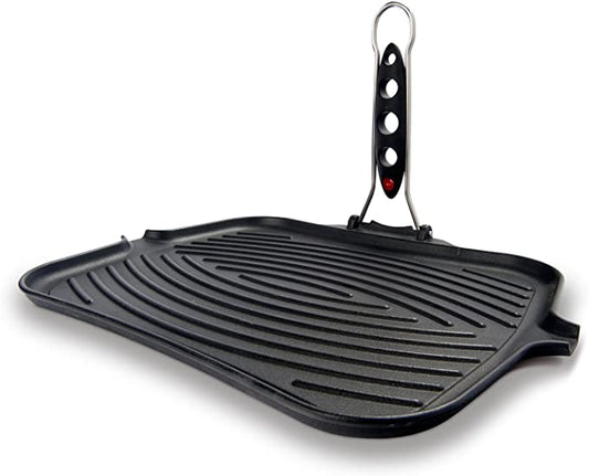 Cast iron griddle pan 28x36CM
