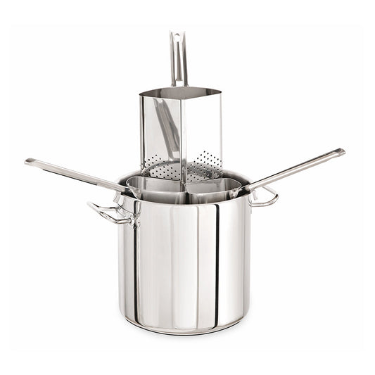 Tenxhere 25cm x4 kulluese inox