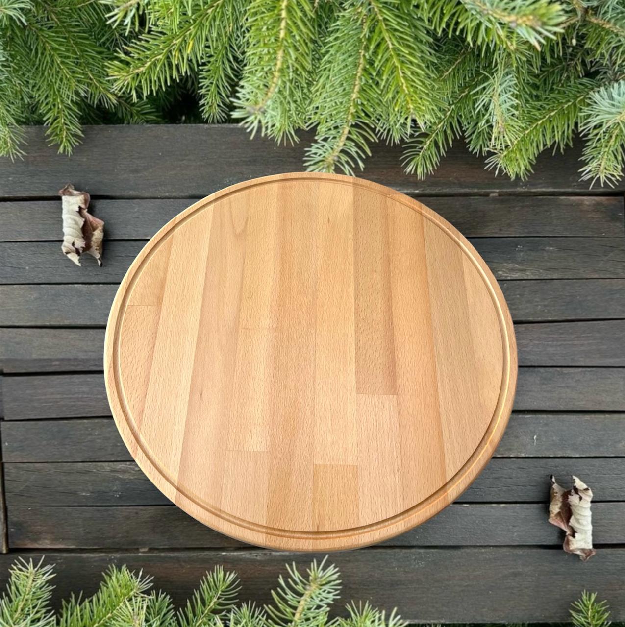 Derrase Holz rund 45cm