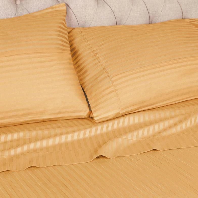 Doppelbettbezug farbig mit Streifen 260 x 260 cm