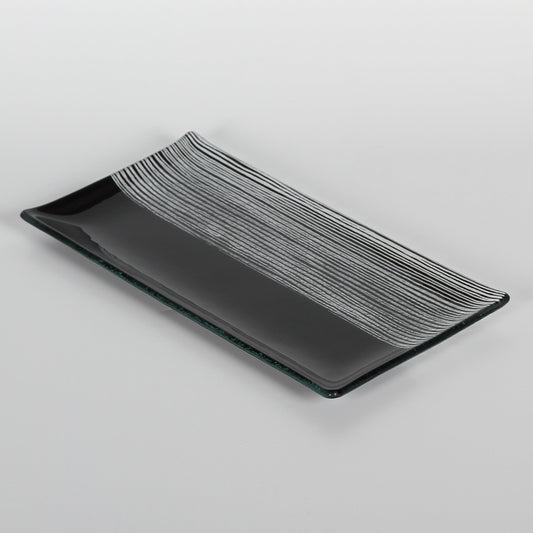Pjate Qelqi Drejtkendore e Zeze 11.5x24.5cm