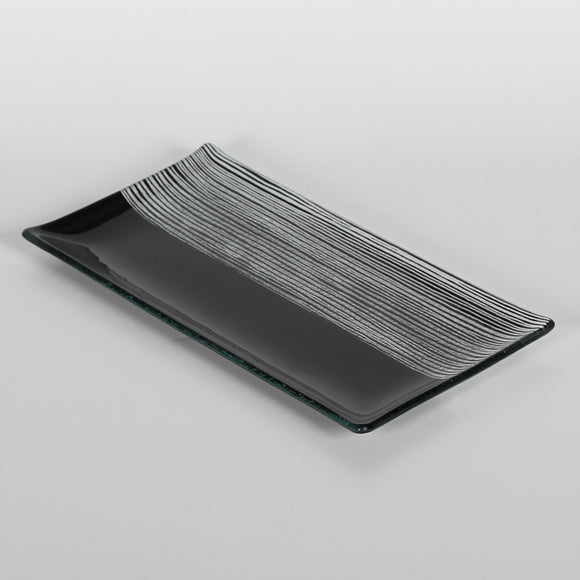 Pjate Qelqi Drejtkendore e Zeze 11.5x24.5cm