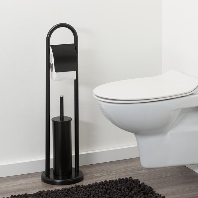 WC-Bürsten-Set + Edelstahl-Hygienepapierhalter