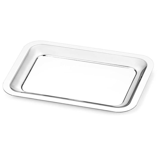 VASSOIO RETTANGOLARE INOX 16X23CM