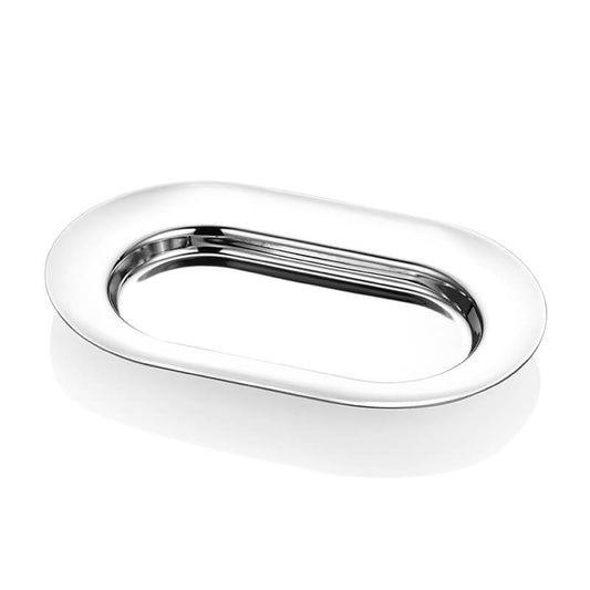 VASSOIO OVALE INOX 12X19CM