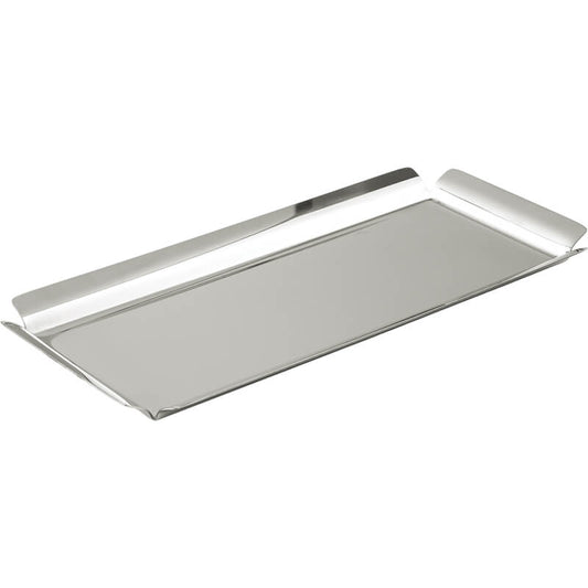 VASSOIO RETTANGOLARE INOX 13X25CM