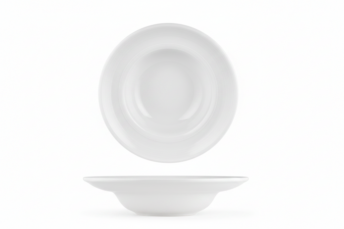 BYBONE Pjatë Pasta 27 cm White Helix