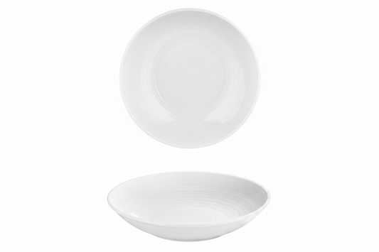 BYBONE Pjatë e Thellë 25 cm White Helix Flavor – HL-FL-25-CK