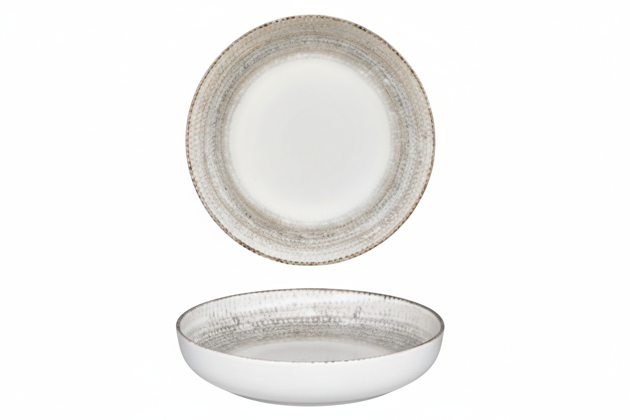 BYBONE Pjatë e Thellë Coupe 26 cm 1750 cc R-MS-CP-26-CK | Porcelan Premium