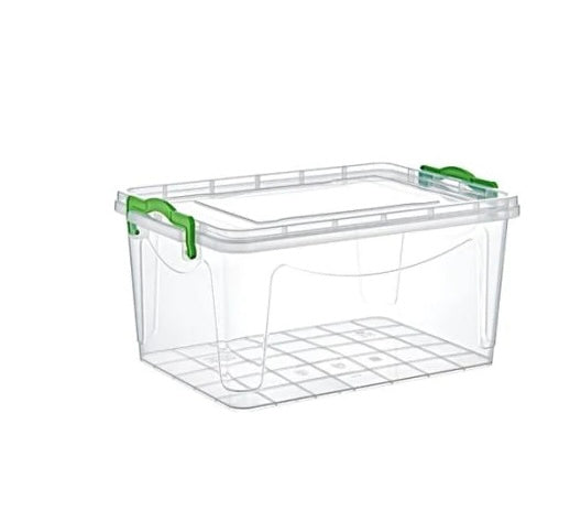 Plastikschüssel mit Deckel 12.5LT 40x27x16cm