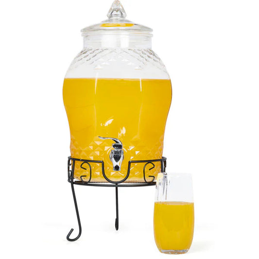 8 L Glass Drink Dispenser