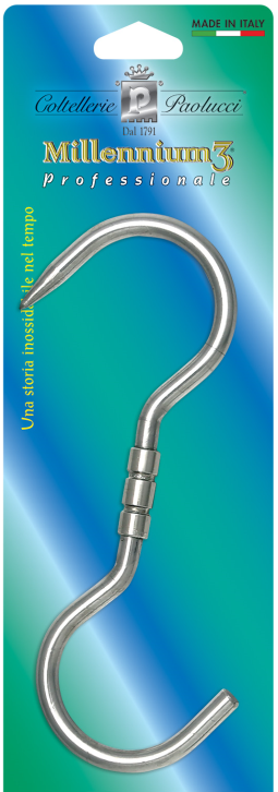 Edelstahlzange mit Blistergriff 240x10