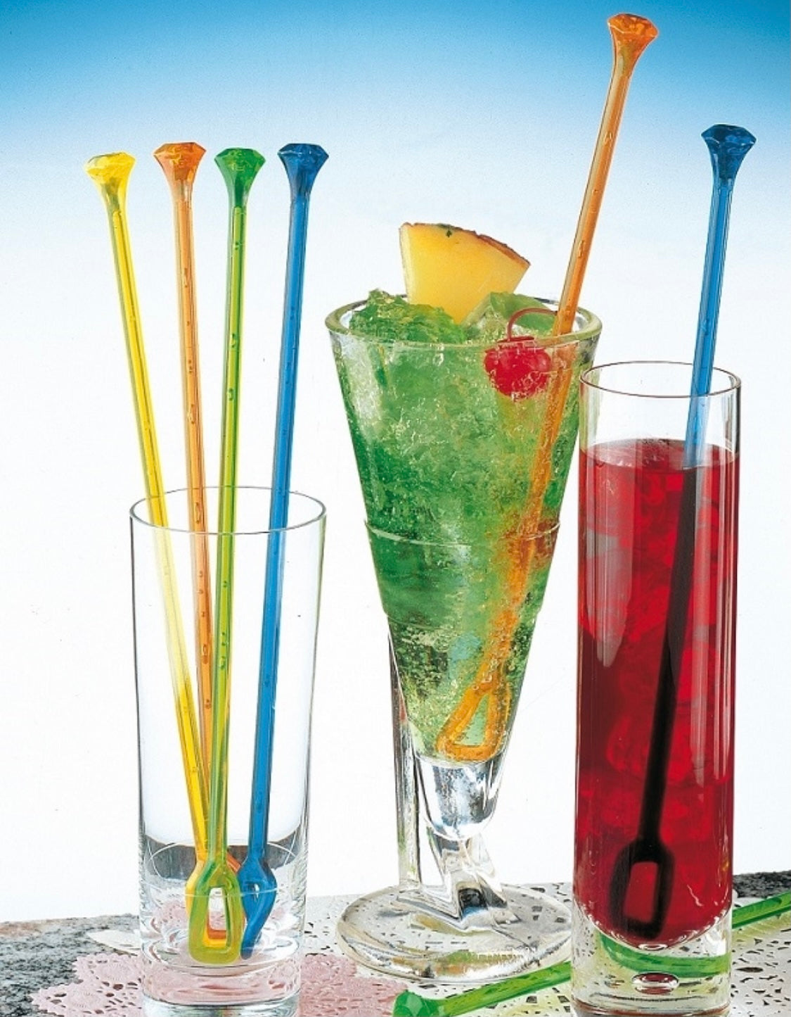 Kunststoff Cocktailmixer 25cm x 100cp