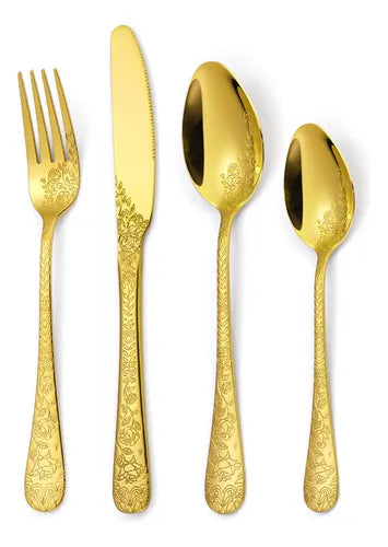 Casablanca dining set, gold color