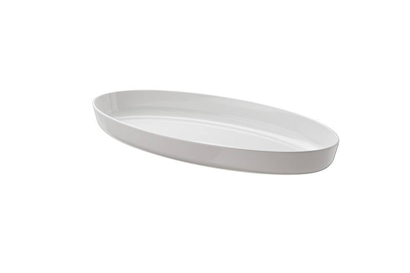 Tiefe ovale Platte 60x60x6.5cm