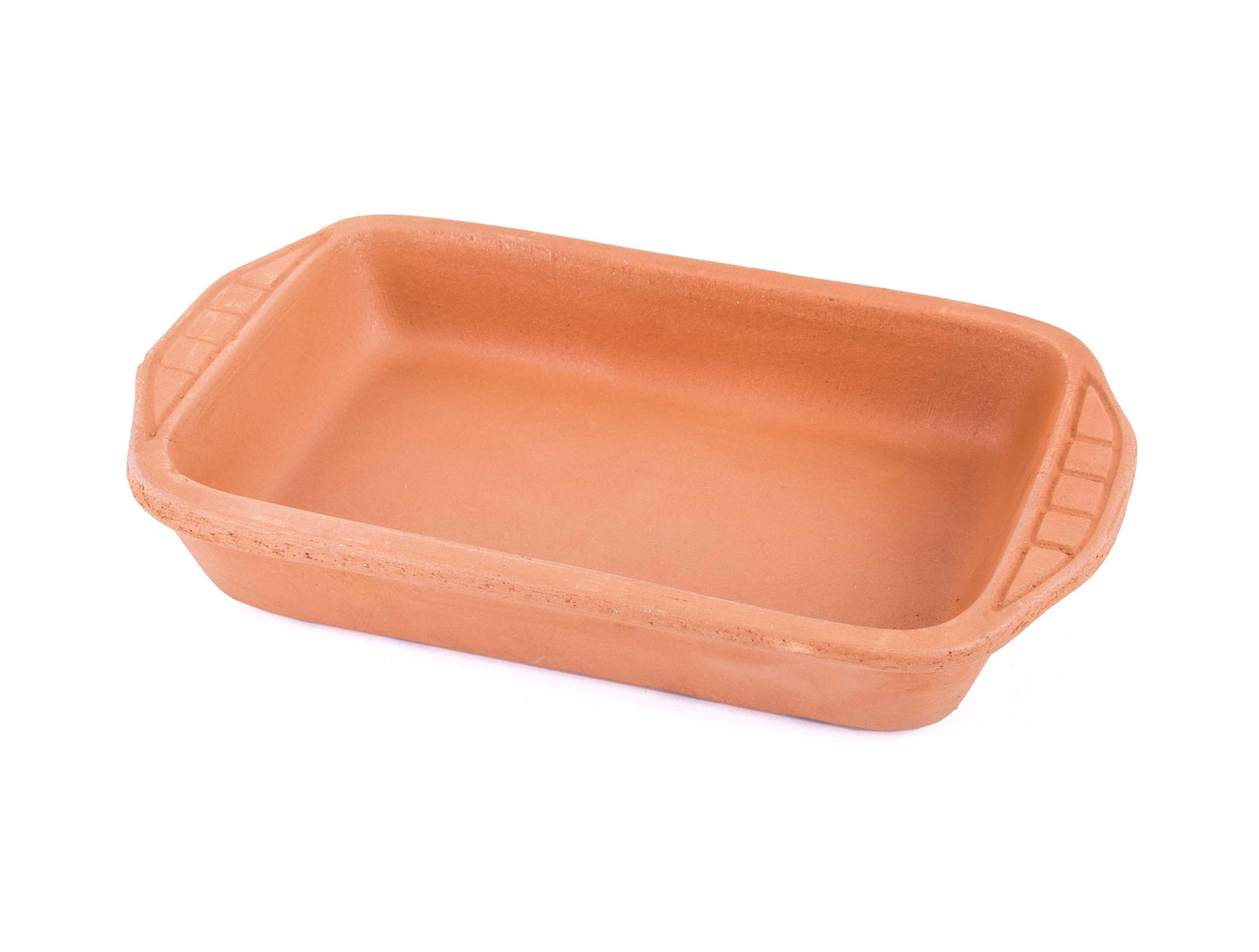 Teglia di terracotta 14.5x24.5x4 cm