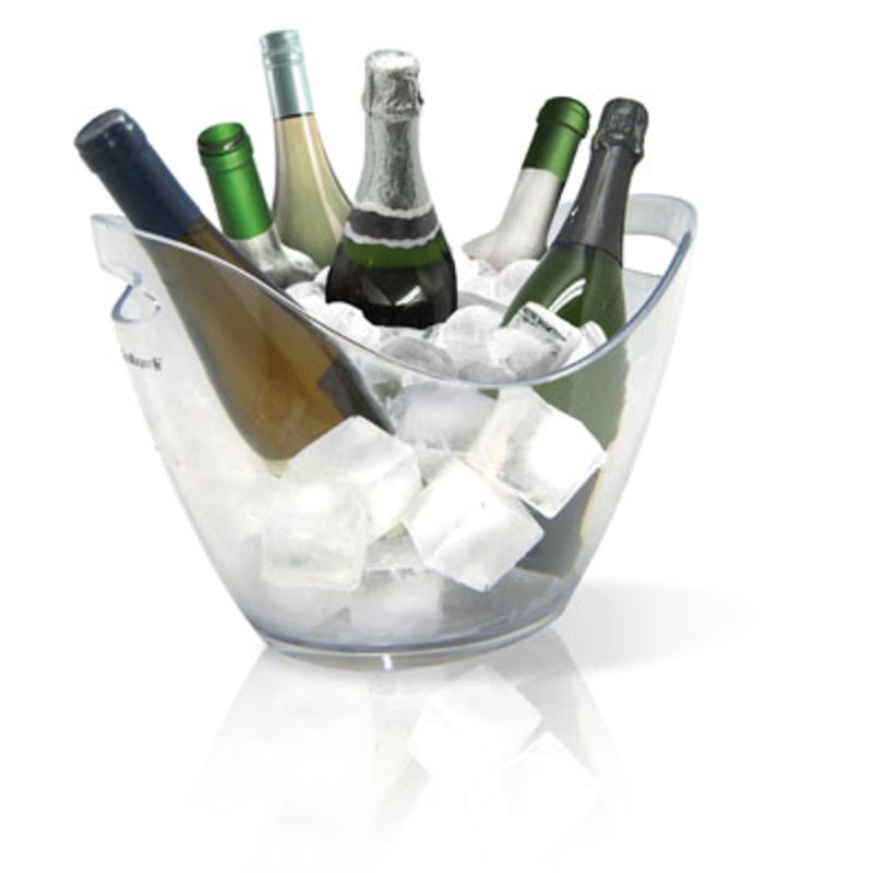 Kühler für Champagner Transparent