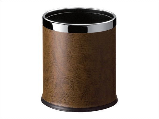 Oval wastebasket for offices