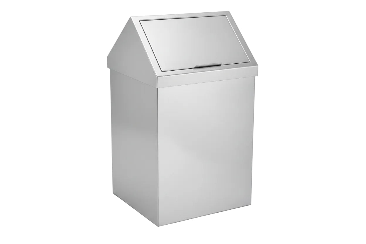 Kosh Mbeturinash Inox me Kapak Baskulant