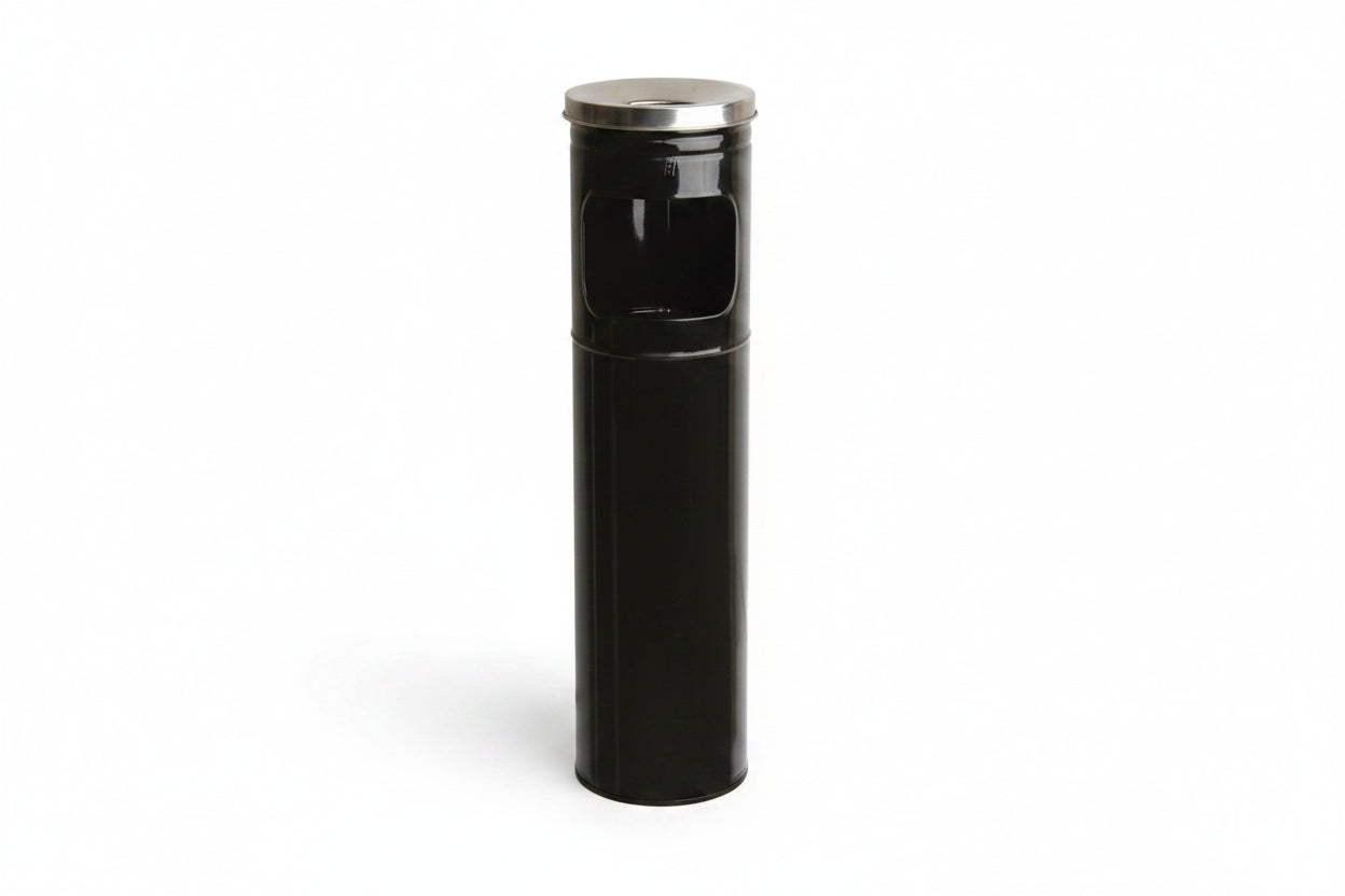 Kosh për Cigare i Zi Inox 15L