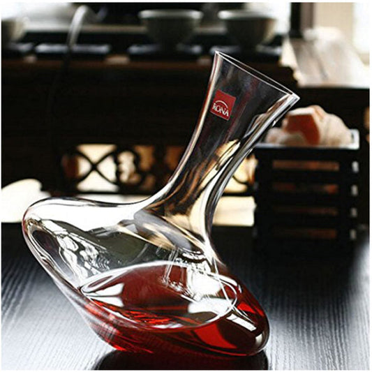 Crystal wine decanter D.20.6cm L.23cm 150cl