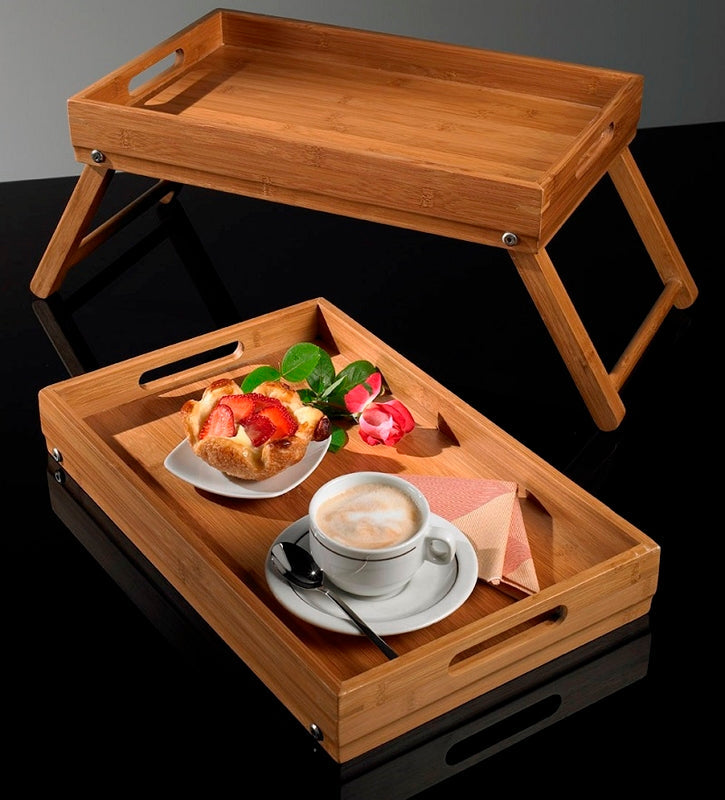 Bambus-Servierplatte für Hotels 58,5x35x5cm