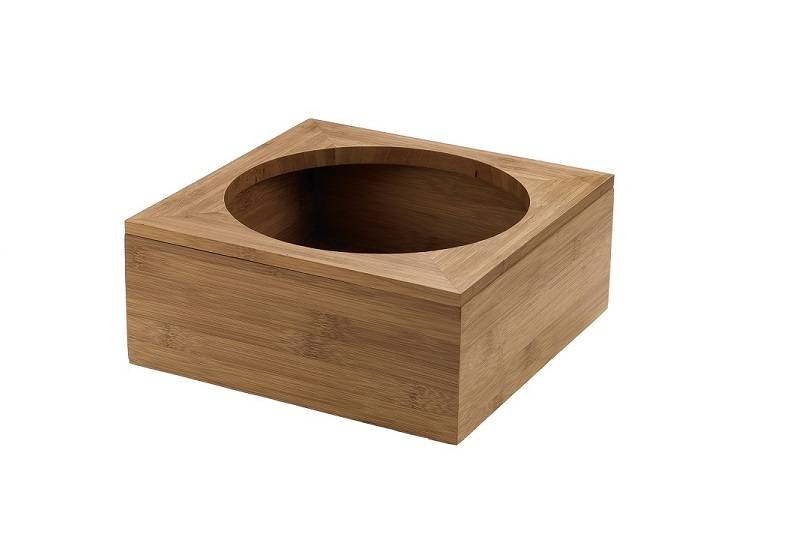Halter für Schalen Bambus 26x26x11cm