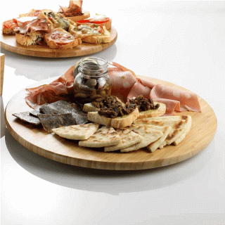 Drehbare Holzplatte 40cm