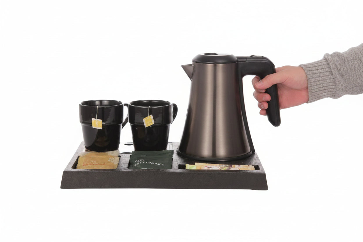 Set Tabaka me Çajnik Elektrik 0.8 Lt
