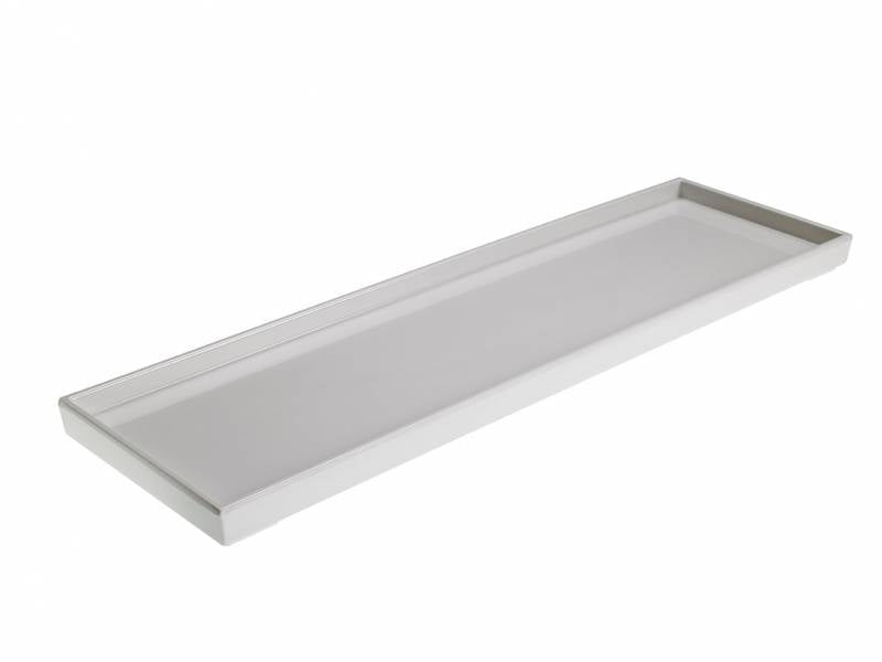 Rechteckige Melaminplatte 57x17x2.5cm