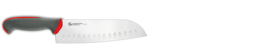 Thike Santoku e kuqe 18 cm