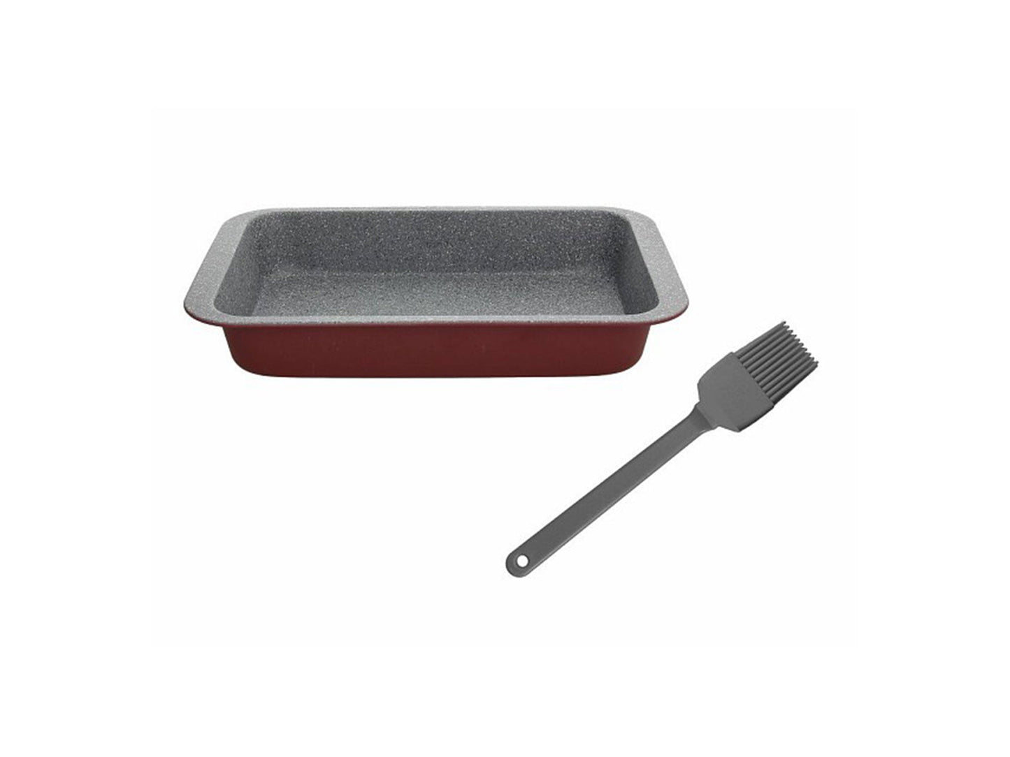 Tave keku drejtkendore+furce 23x13cm